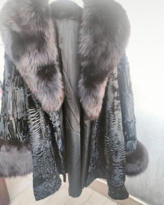 Pelliccia di Agnello Persiano nera