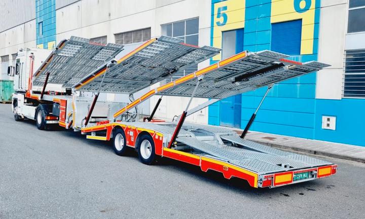 Semirimorchio Bisarca 6 Auto/4 Telai 2 Assi