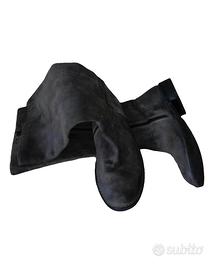 Stivali Momino in pelle grigia