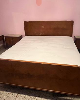 Letto stile rustico
