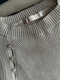 Maglia guess panna luminosa con lurex