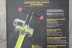 Antifurto blocca pedali bullock