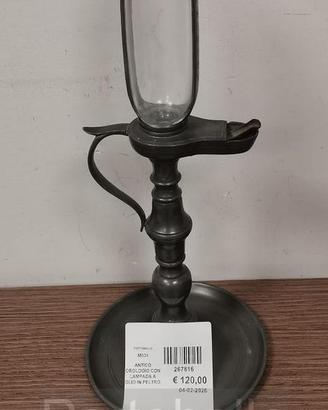Codice: 267816 ANTICO OROLOGIO CON LAMPADA A OLIO