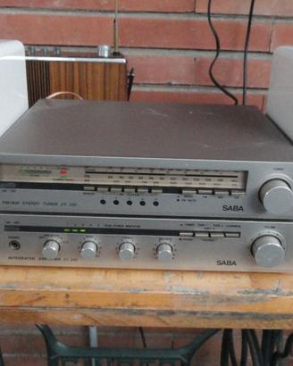SABA  IMPIANTO  STEREO + CASSE  ONKYO