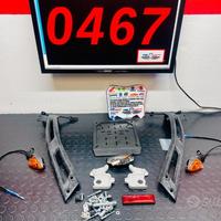 Kit porta targa beta evo omologazione