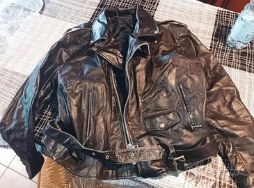 chiodo anni 80 biker 