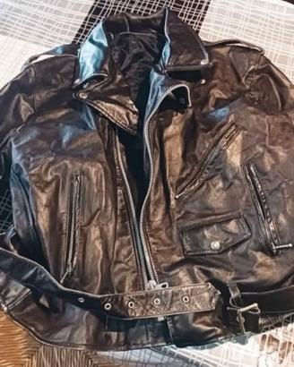 chiodo anni 80 biker 