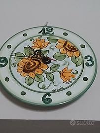 orologio ,barattoli, centro tavola