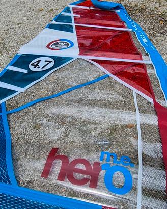 set vele windsurf north sails hero 4 7/4.2