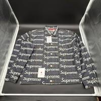 Giacca Jeans Supreme Jacquard Logo Denim Trucker M