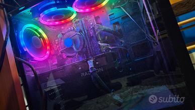 PC DA GAMING CON 6650XT + 1.5T, 16 GB RAM DDR4