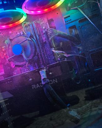 PC DA GAMING CON 6650XT + 1.5T, 16 GB RAM DDR4