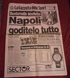 Scudetto Napoli 1990 Gazzetta dello sport