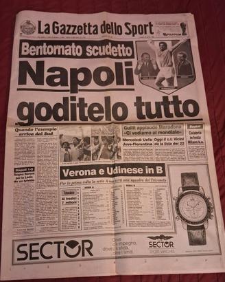 Scudetto Napoli 1990 Gazzetta dello sport