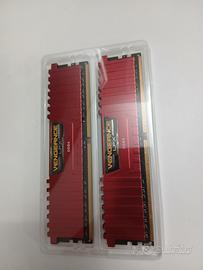 RAM DDR4 Corsair Vengeance LPX Red 8Gb (4x2)