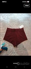 mini shorts in misto lana