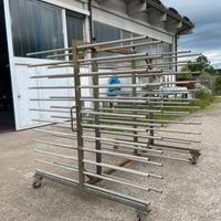 Carrello verniciatura essiccazione