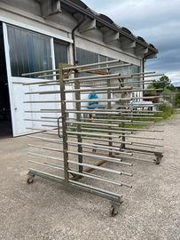 Carrello verniciatura essiccazione