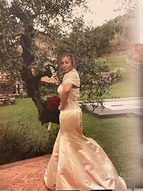 Vestito da cerimonia color avorio/oro