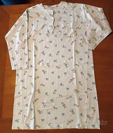 Camicia da notte donna, felpata, in morbido cotone