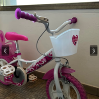 Bicicletta con rotelle  bambina