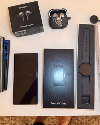 S23 ultra + galaxy watch 6 + galaxy buds 3 pro