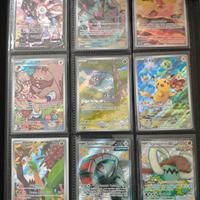 Lotto Carte Pokemon Alternative Illustrazioni AR