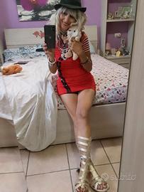 Rosso pompiere abitino  attillato, Fashion Chic, S