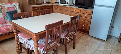 cucina completa anni 70