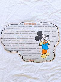 Poster Topolino Sagittario Disney - Anni '70