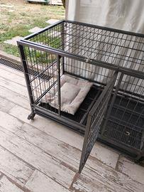 Kennel gabbia recinto con ruote per cani