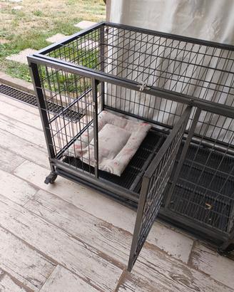 Kennel gabbia recinto con ruote per cani
