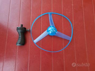 Gioco elica disco volante tira, molla e vola