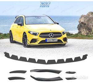 SPOILER LIP ANTERIORE + SPLITTER PER MERCEDES CLAS