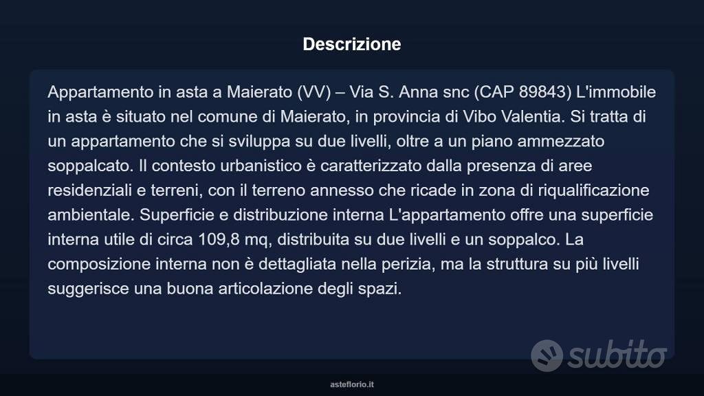 Appartamento – Maierato, Vibo Valentia - Altro