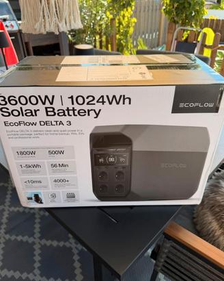 EcoFlow DELTA 3 Stazione Energia Portatile nuovo