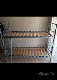 Letti a castello in ferro