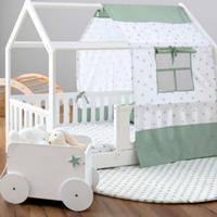 Letto materasso e tenda