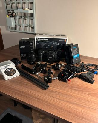 Blackmagic Pocket 4k lumix 12-35 f2.8 KIT BUNDLE