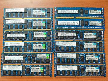 Lotto 12x RAM Server 8GB DDR3 ECC Reg (Totale 96GB