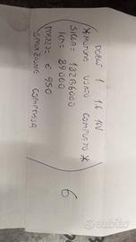 MOTORE USATO COMPLETO DOBLO' 1 1.6 16V