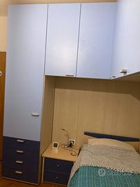 Cameretta completa blu e azzurro