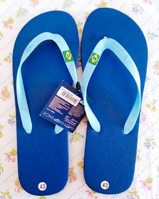 Infradito Uomo tg43 BRASILE *NUOVI* Ciabatte MARE