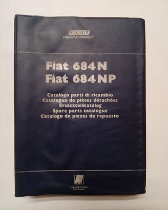 Autocarro FIAT 684 N NP Catalogo Ricambi 1976