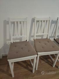 4 sedie legno ikea
