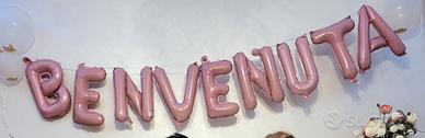 Palloncini Scritta BENVENUTA 