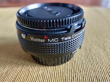 Duplicatore focale Vivitar x Minolta