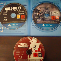 Cod ghosts + saints row 4 + tomb Raider