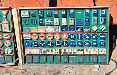 Tabellone luminoso didattico autoscuola anni 60