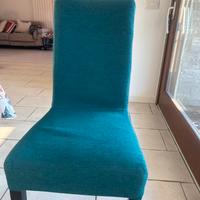 6 sedie sala da pranzo colorate